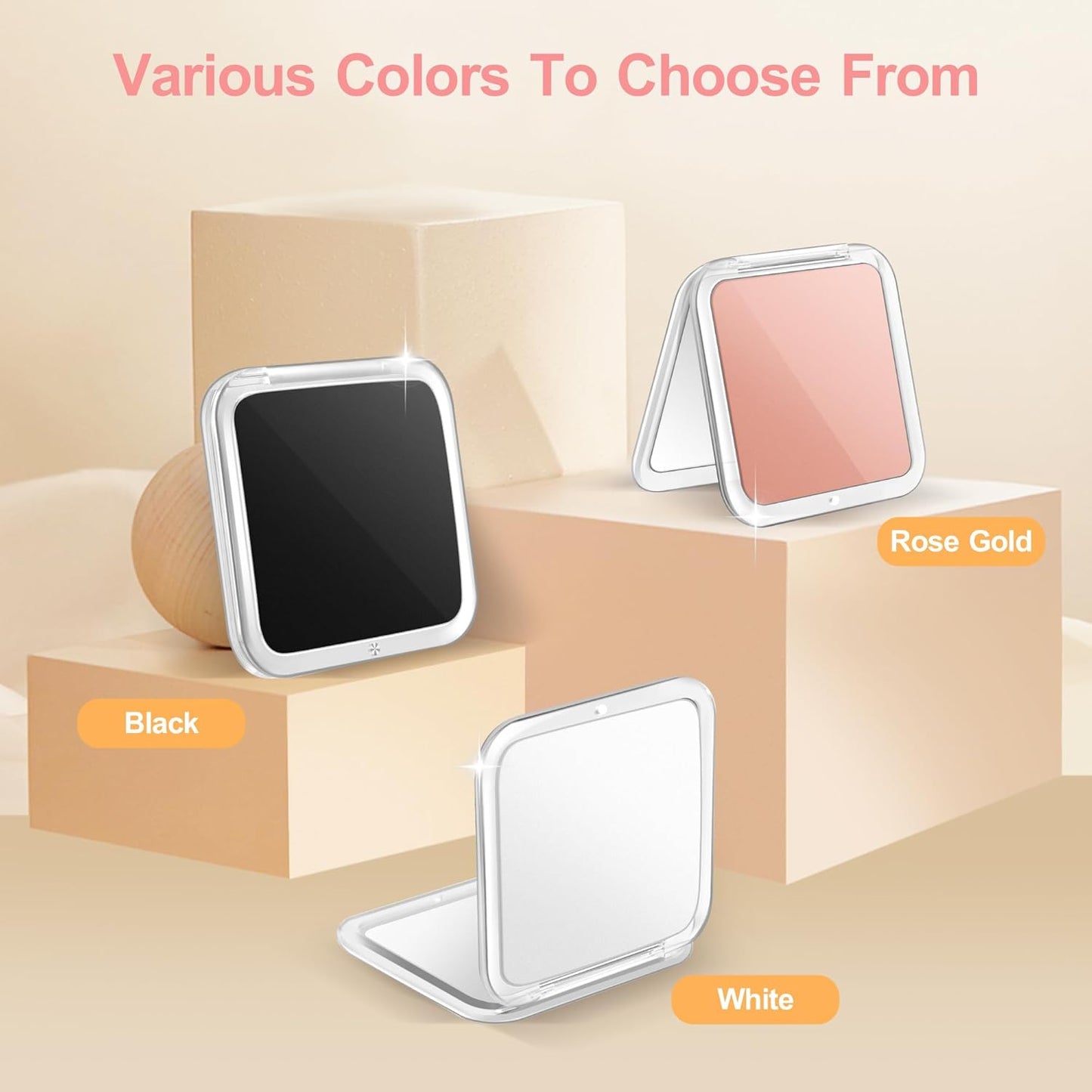 30X Compact Magnifying Mirror – Foldable Portable Makeup & Travel Mirror