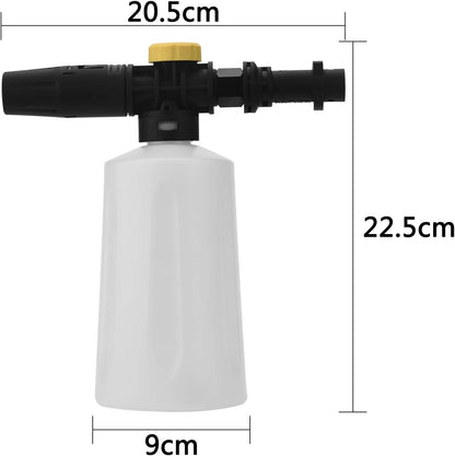 Adjustable Snow Foam Cannon Lance for Karcher K2–K7 Pressure Washers – High-Pressure Foam Sprayer Bottle for Car, Motorcycle & Outdoor Cleaning