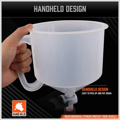 Ultimate No-Spill Coolant Funnel Kit – Universal Spill Proof Funnel with Adapters for Easy Bleeding