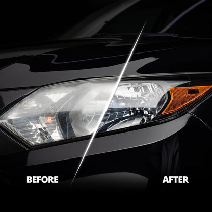 Ceramic Headlight Restoration Kit - Revive Your Headlights to Like-New Condition - No Power Tools Needed - 10 Wipe Kit with Lifetime Guarantee